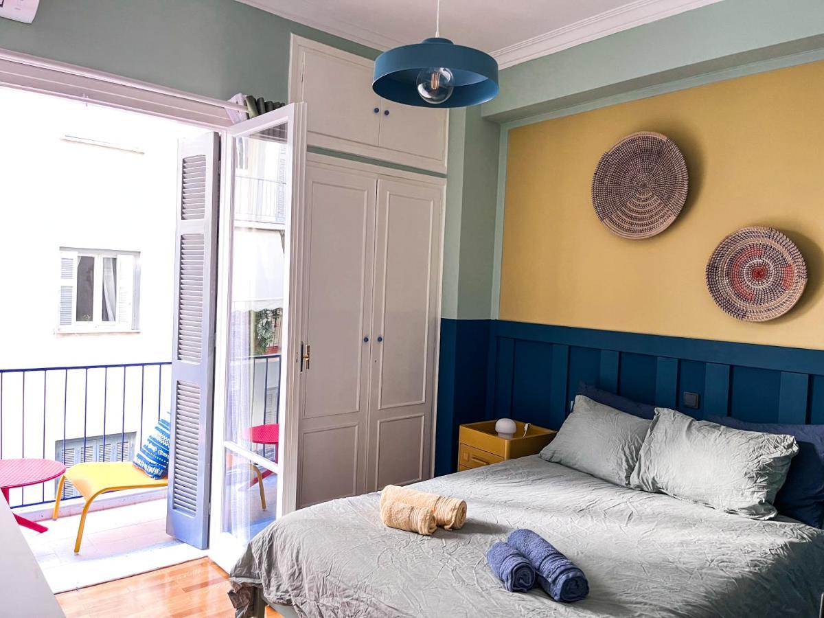 אתונה Peaceful And Central Room With Balcony Next To Hilton מראה חיצוני תמונה